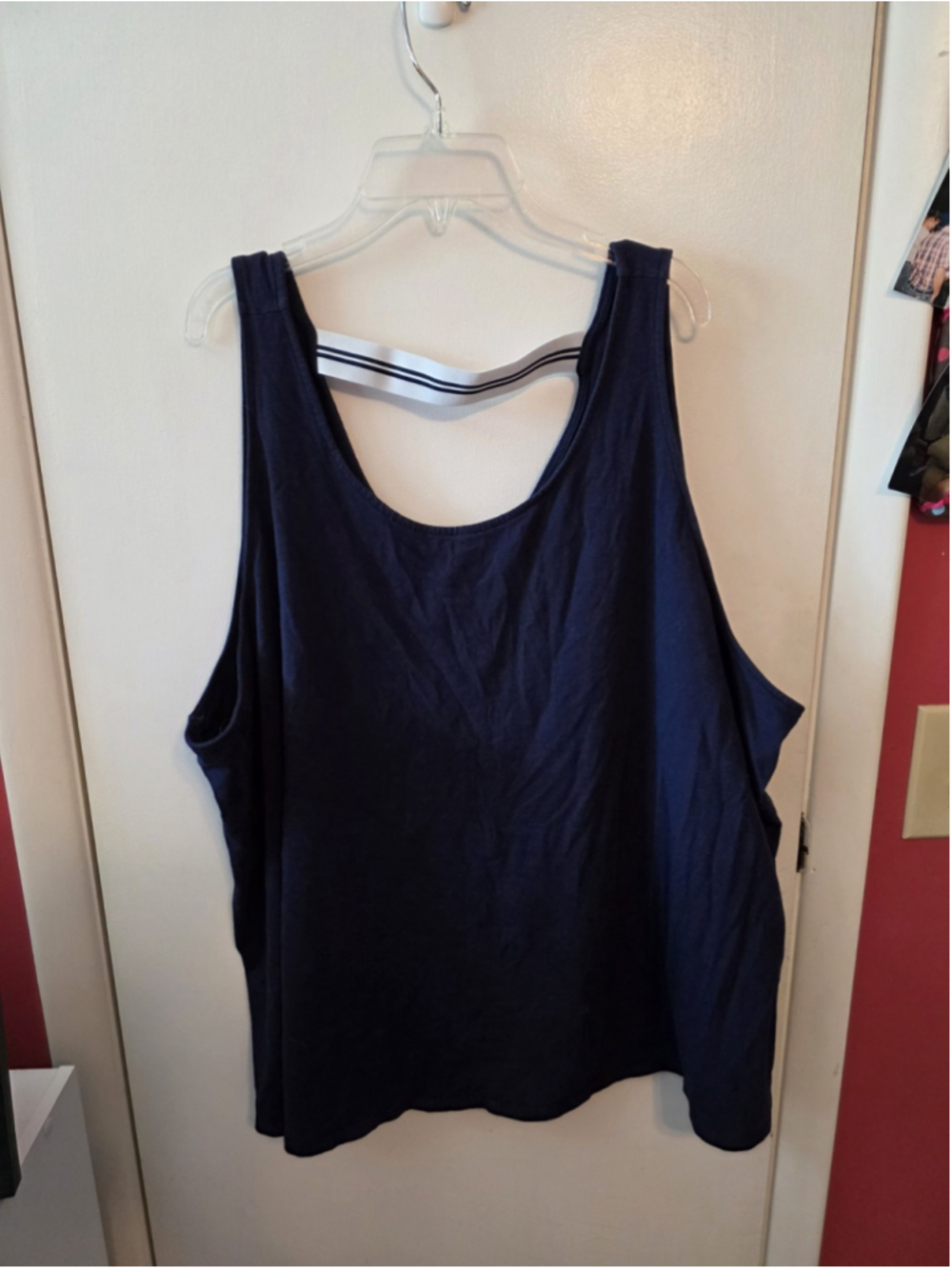 Cacique Sleepwear size 26/28 Sleep Shirt Navy Blue